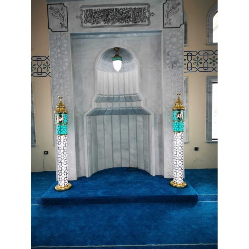 Selçuklu Desenli Kubbeli Cami Şamdanı